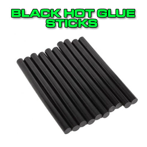 Black Colored 4 Glue Sticks - 10 Pack