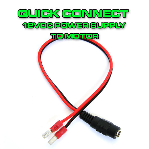 Quick Connect for 12VDC Power Supply