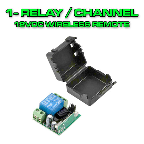 1-Relay / Channel 12VDC Wireless Remote