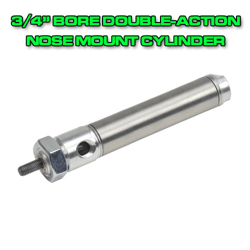 3/4" Bore Double-Action Nose Mount Cylinder