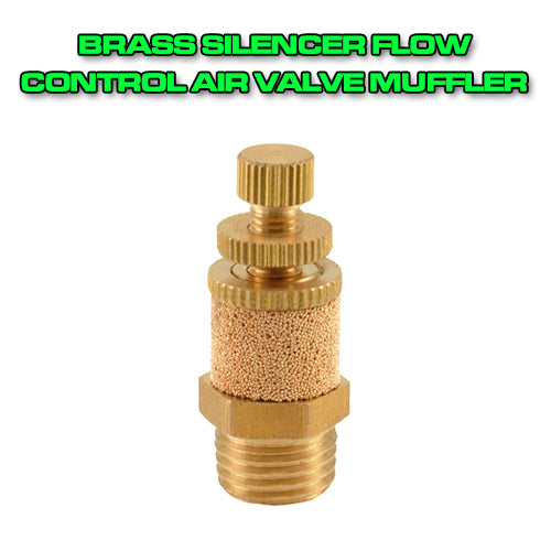 Brass Silencer Flow Control Air Valve Muffler