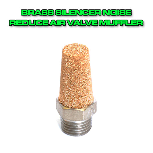 Brass Silencer Noise Reduce Air Valve Muffler