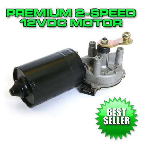 Premium 2-Speed 12VDC Wiper Motor